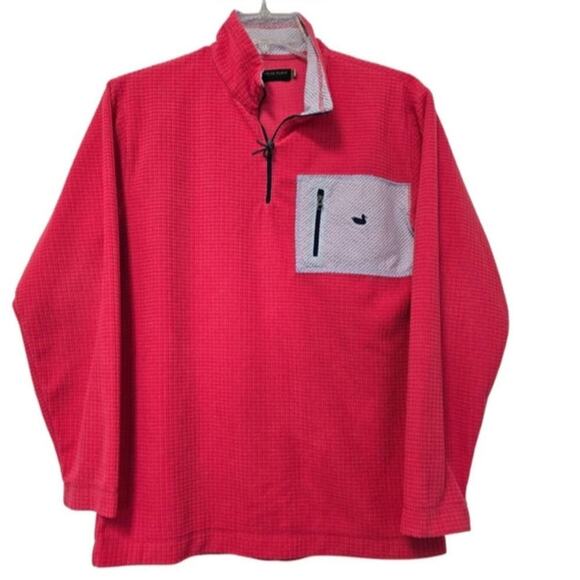 Southern Marsh FieldTec Quarter Zip Pullover Waffle Fleece Hot Pink Size SMALL - Picture 6 of 6
